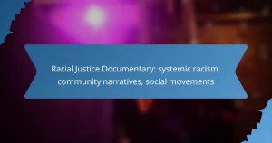 Racial Justice Documentary: systemic racism, community narratives, social movements